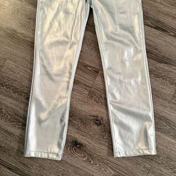 Abercrombie & Fitch The 90s Straight Ultra High Rise Silver Curve Love Long - Picture 2 of 6